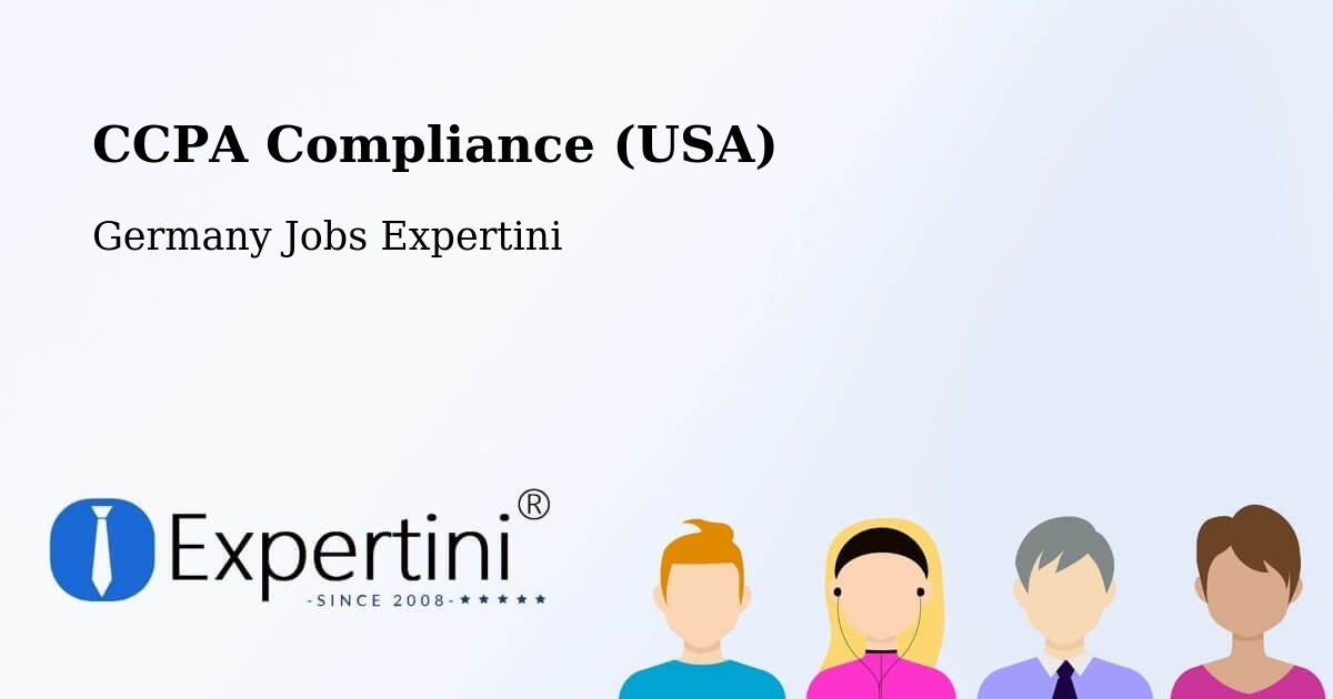 CCPA Privacy Rights & Compliance Notice – Weener - Germany Jobs Expertini