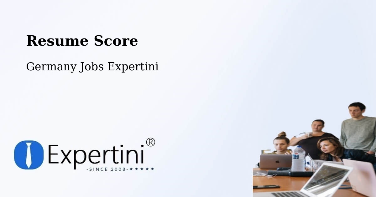 Resume Score & Job Description Match Tool – Weener - Germany Jobs Expertini